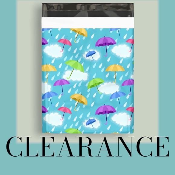 CLEARANCE 50 10X13 Umbrella Poly Mailers - Picture 2 of 6